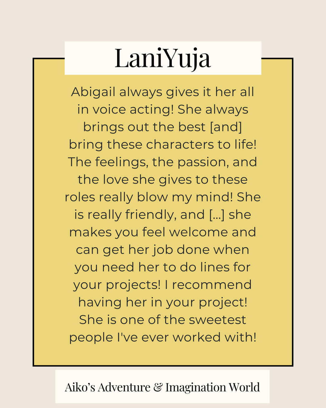 LaniYuja - Aikos Adventure and Imagination World LaniYuja - Aikos Adventure and Imagination World